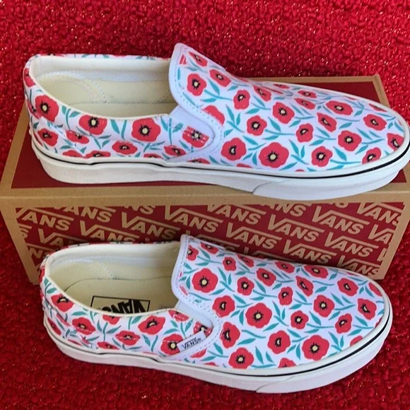 Vans Classic Slip-On Flowers True White WMNS - Picture 2 of 16